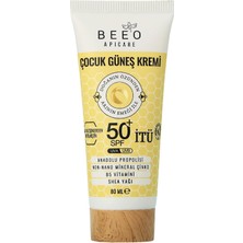 Misda Store Propolisli Yüksek Koruma Çocuk Güneş Kremi, 50+ Spf, 80 ml