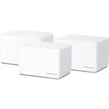 Misda Store Halo H80X 3-Pack, AX3000MBPS, Dual-Band, Gigabit Portları, 150'YE Kadar Cihaz Bağlanabilir, 650 M²'ye Kadar Kapsama, Akıllı Bağlantı, Mobil Uygulama ile Kolay Kurulum, Wi-Fi 6 Mesh Sistemi