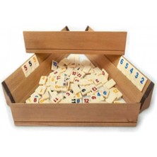 Misda Store Büyük Boy Ağaç Okey Takımı