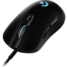 Misda Store G G403 Kablolu Oyuncu Mouse, Hero 25K Sensör, 400 IPS Izleme Hızı, 6 Programlanabilir Tuş, 1 Ms Bildirim Hızı, Siyah