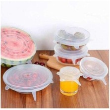 Misda Store 6'lı Streç Stretch Silikon Kapak Kavanoz Bonesi