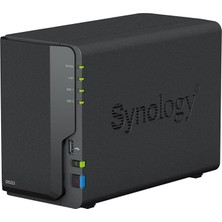 Misda Store DS223 2 Yuvalı Disk Istasyonu Nas (Realtek RTD1619B Quad-Core 2gb Ram 1xrj-45 1gbe Lan Bağlantı Noktası), Siyah