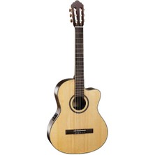 Misda Store AC160CF Nat - Natural - Çantasız Elektro Klasik Gitar
