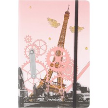Misda Store Scrikss Paris Çizgili Defter A5