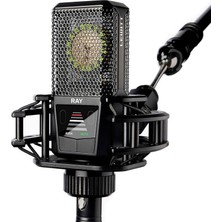 Misda Store Sesiniz Için Otomatik Odaklamalı Ray Mikrofon - Mesafe ve Sessiz Düğmesine Göre Sessiz - Stüdyo Kalitesinde Podcast'ler, Akış, Içerik ve Müzik Için - 1 Inç Stüdyo Kondenser Kapsül