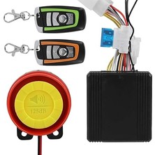 Misda Store Alarm Sistemi Motosiklet Evrensel 12 V Motosiklet Hırsızlık Alarm Sistemi, 2 Uzaktan Kumandalı Motosiklet Kablosuz Alarm Sistemi Motor Çalıştırma Uzaktan Kumandalı Anahtarlık