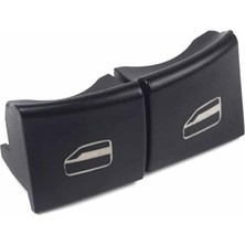 Misda Store Dodge Nitro 2007-2009 ile Uyumlu 2 Adet Cam Açma Kapama Düğmesi Kapağı