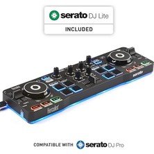 Misda Store Djcontrol Starlight – Dahili Işık Gösterisi ve Profesyonel Özelliklere Sahip Kompakt Dj Kontrol Cihazı