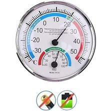 Misda Store Lua Analog Termometre- Nem Ölçer Oda Sıcaklık Ölçer