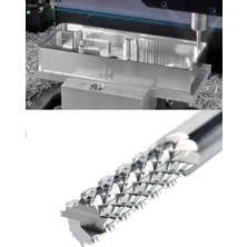 Depolife Kalıpçı Taşlama Delme Cnc Router Karbür Uç Seti 1.6mm-2.0mm-2.4mm Carbide 3.17mm sap 3 Parça Set