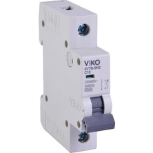Misda Store 4VTB-1C10 Otomatik Sigorta 4,5ka C Tipi 1 Kutup 10A