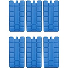 Misda Store Aküsü Extra Soğutma Özellikli Sıvılı 400 ml Kaset Termos Buz Aküsü 60 Saat Koruma 6 Adet