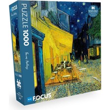 Misda Store Focus 1000 Parça Puzzle - Café Terrace At Nıght (Kafe Terasta Gece)