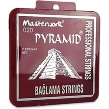 Misda Store Bağlama Teli - 0,20 Saz Teli - Tezene Hediyeli