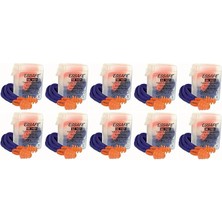 Misda Store Essafe 10 Adet Hem Gürültüye Hem Suya Karşı Tam Koruma Sağlayan Kulak Tıkacı GE1425 24DB En 352-2 & Ce Belgeli Yüzme Için Kulak Tıkacı Gürültü Önleyici