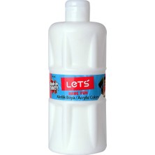 Misda Store L-5300 Akrilik Boya, Beyaz, 500 ml