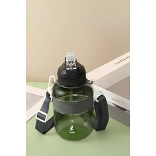 Misda Store Pagoda Bpa Içermez Su Matarası 1 Lt Siyah Su Matarası, Su Şişesi, Suluk