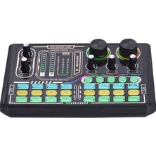 Misda Store Ses Kartı Youtube Kick Podcast ve Yayıncı, Ses Kartı, Dj Mikser, Taşınabilir Podcast Prodüksiyon Stüdyosu, Canlı Yayın, Kayıt, Oyun Için Kondenser Ses Kartlı Mikrofon Mikseri P16