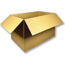 Misda Store Sağlam Taşıma Kolisi Çift Oluklu Boş Koli, Karton Kutu, Çeyiz Kutusu, Taşınma Kolisi 5 Adet