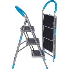 Misda Store 3 Basamaklı Katlanabilir Çok Amaçlı Merdiven