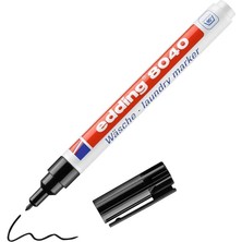 Misda Store 8040 Çamaşır Kalemi - Siyah - 1 Kalem - Yuvarlak Uç 1 mm