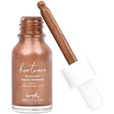 Misda Store M Heatwave Multi-Use Liquid Shimmer Hyaluronik Asitli Likit Aydınlatıcı Allık Fiery