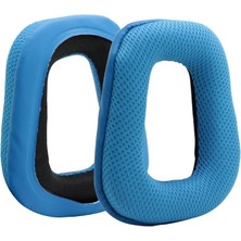 Misda Store Uyumlu G930 G430 F450 G432 G431 G332 G231 G230 ile Uyumlu Kulaklık Pedi Seti Kulaklık Süngeri ve Kafa Bandı Kulaklık Süngeri Yastığı (Mavi Kumaş Sünger)