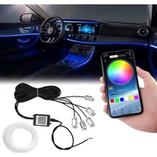 Misda Store Içi Atmosfer Ambiyans LED Neon Rgb Ip Neon App Kontrollü 5 Parça