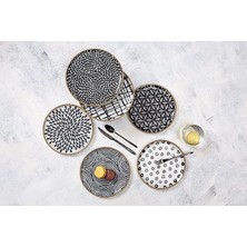 Misda Store Fractal 6 Parça 6 Kişilik Pasta Takımı