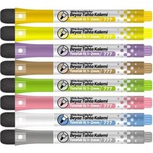 Misda Store Beyaz Tahta Kalemi Mıknatıslı & Silgili 8’li 777