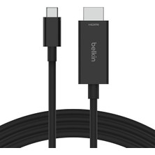 Misda Store Usb-C - HDMI 2.1 Kablo, 60 Hz'de 8k Için 2 M Kablo, 144 Hz'de 4k, Hdr, Hbr3, Dsc, Hdcp 2.2, Macbook, iPad Pro ve Diğer Usb-C Cihazları ile Uyumlu