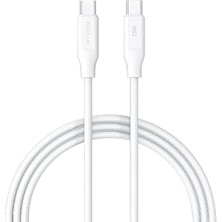Misda Store PD25TK Type-C To Type-C Pd 25W Hızlı Data/şarj Kablosu 1 Metre Beyaz