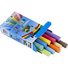 Misda Store Color NC-4111 Tozsuz Tebeşir 10' Lu Renkli