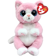 Misda Store Lillibelle Kedi Beanie Bellie Regular 6 Inç | Beanie Baby Yumuşak Peluş Oyuncak | Koleksiyon Parçası Yumuşak Kumaş Tedarik