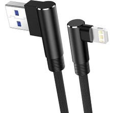 Misda Store Metre Oyuncu Şarj Kablosu iPhone Uyumlu Uzun 3A 3m USB - Ligtning