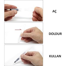 Misda Store Su Hazneli Sulu Boya Fırçası 6'lı Paket