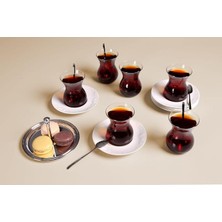 Misda Store Suzanne Alumilite 6 Kişilik Çay Takımı