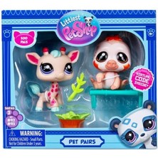 Misda Store Bumblebee Littlest Pet Shop Minişler 2li Paket S2 Zürafa ve Tembel Hayvan 00586