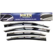 Misda Store Duster ile Uyumlu Niken Kromlu Cam Rüzgarlığı 4lü Set 2024 ve Üstü