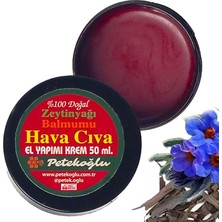 Misda Store (50ML) Elyapımı Havaciva Otu Kremi Balmumu Zeytinyağı Hava Civa Otu Kökü Kremi Merhemi Yanık Pişik Kremi