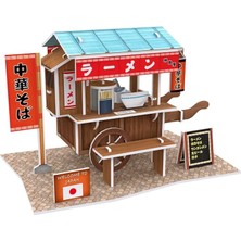 Misda Store CUB/W3103H 3D 31 Parça Puzzle Japon Seyyar Arabası