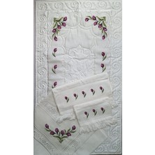 Çeyizlik Kanaviçe Işlemeli Seccade Bohça Takımı \ El Emeği Özel Üretim