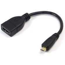 Misda Store 5139 Micro Mikro HDMI Çevirici Dönüştürücü Adaptör Kablosu 15CM