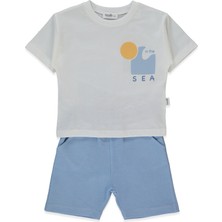 Bebetto Iki Ip Şort 2li Takım (In The Sea) Mavi