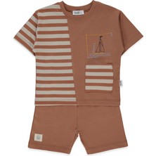 Bebetto Iki Ip Şort 2li Takım (New Route) Bej