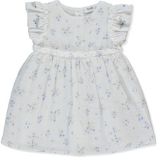 Bebetto Dokuma Elbise (Flowery) Ekru