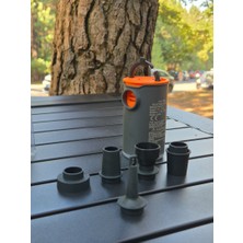 Nurcamp Şarjlı Hava Pompası & Fenerli 3’ü 1 Arada Mini ( Şişirme/ Söndürme / Aydınlatma)