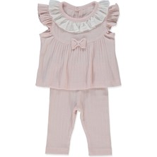 Bebetto Jakarlı Süprem Patiksiz Pijama Takımı 2li (Sweet Prıncess) Pembe