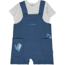 Bebetto Iki Ip Salopet 2li Takım (Happy Fısh) Indigo