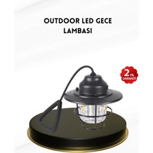 Ronanna Taşınabilir Retro Çam Konisi Kamp Lambası Gece Işığı Su Geçirmez